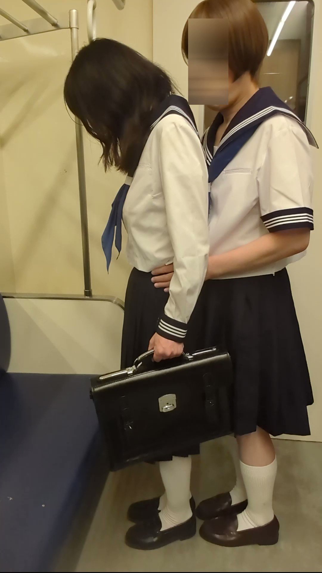 痴漢狂信者#14【☆5】セーラー服少女の巨尻を揉みしだき｜痴漢動画を楽しむ