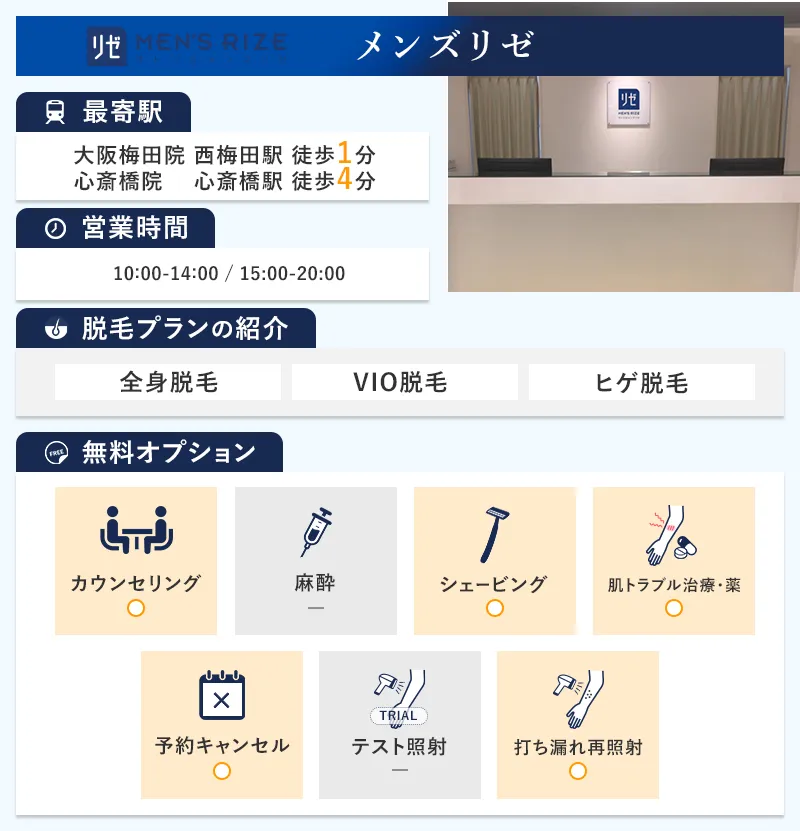 大阪のメンズ医療脱毛おすすめクリニック10選🏅人気のヒゲ・VIO・全身脱毛を徹底比較 - カスタムライフmedical