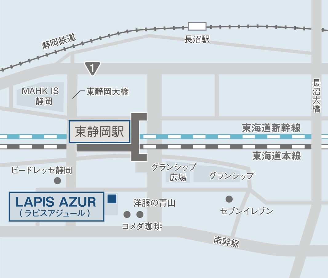 静岡県静岡市駿河区東静岡2丁目の地図 住所一覧検索｜地図マピオン