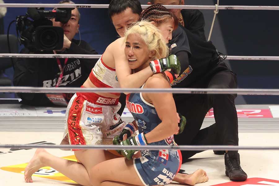 RIZIN】山本美憂が大胆白水着で計量クリアー、真珠・野沢オークレアも笑顔でクリアー - eFight【イーファイト】格闘技情報を毎日配信！