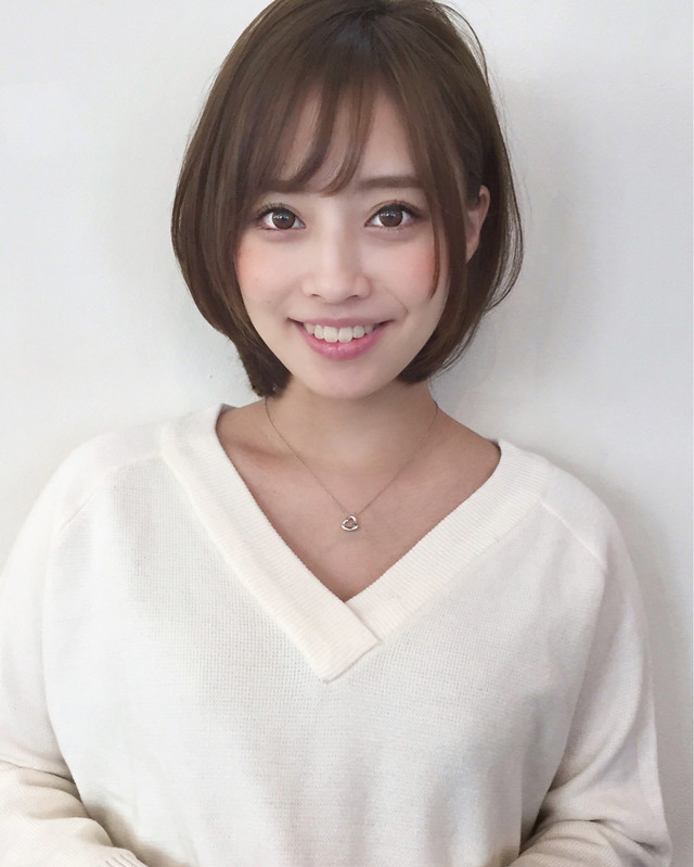 2025年冬】【to/na】宮崎えりな 大人可愛いひし形ボブ20代30代40代50代のヘアスタイル｜BIGLOBE Beauty