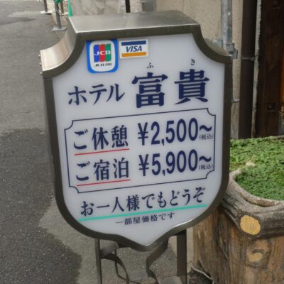 今夜は大阪・京橋の昭和ラブホ「ホテル富貴」宿泊。ひとりでは広すぎる和室。チープなのにゴージャスな造花がたまらんw