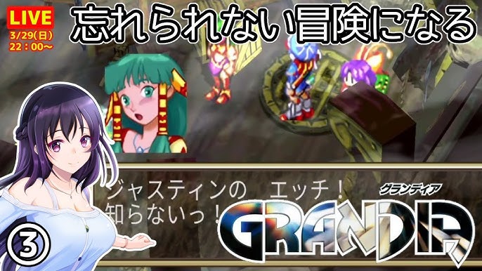 GRANDIA ジャスティンのエッチ Tシャツ