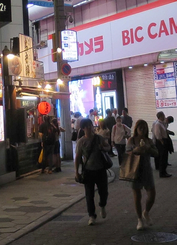 【4K/大阪】中央区難波の近鉄難波ビルで夜の街歩き Night walk around