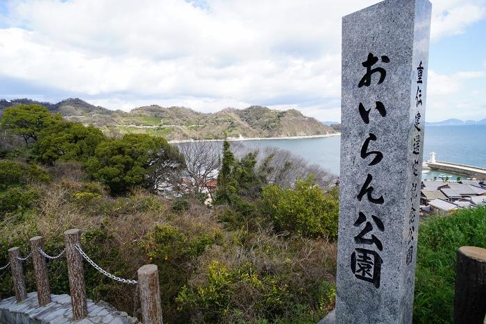 おいらん公園 瀬戸内海 御手洗 風景の写真素材