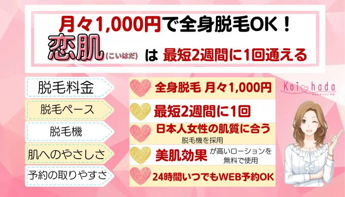 恋肌withキレミカ丸亀店の料金や口コミ評判を調査！都度払い・回数パックの詳細や5つのおすすめポイントを紹介