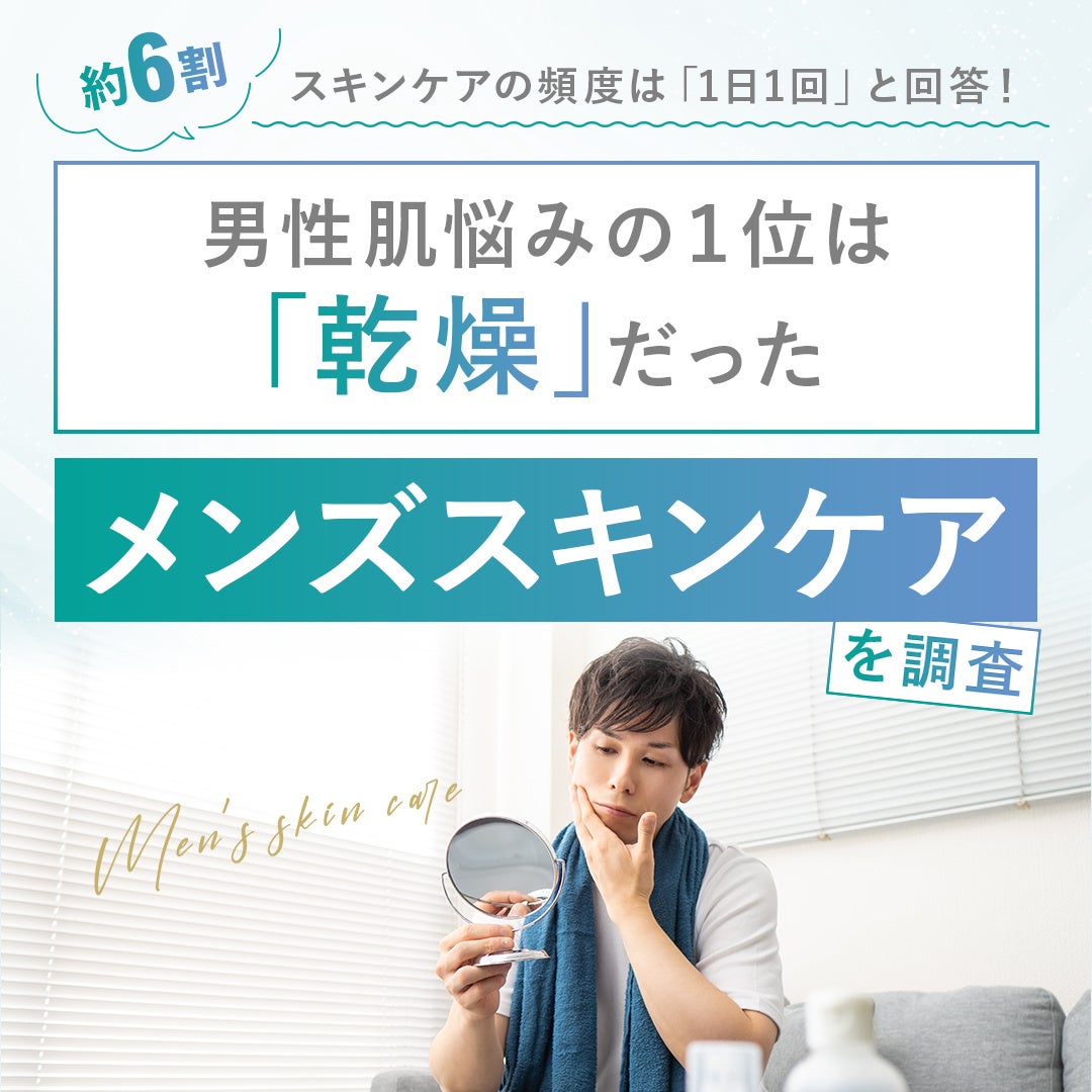 肌が変わる】男性の乾燥肌は〇〇でうるおう！おすすめのスキンケアも徹底解説