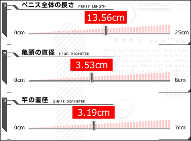 ペニスサイズデータ