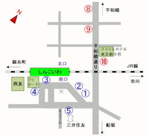 新小岩駅 路線図・路線一覧 | レイルラボ(RailLab)