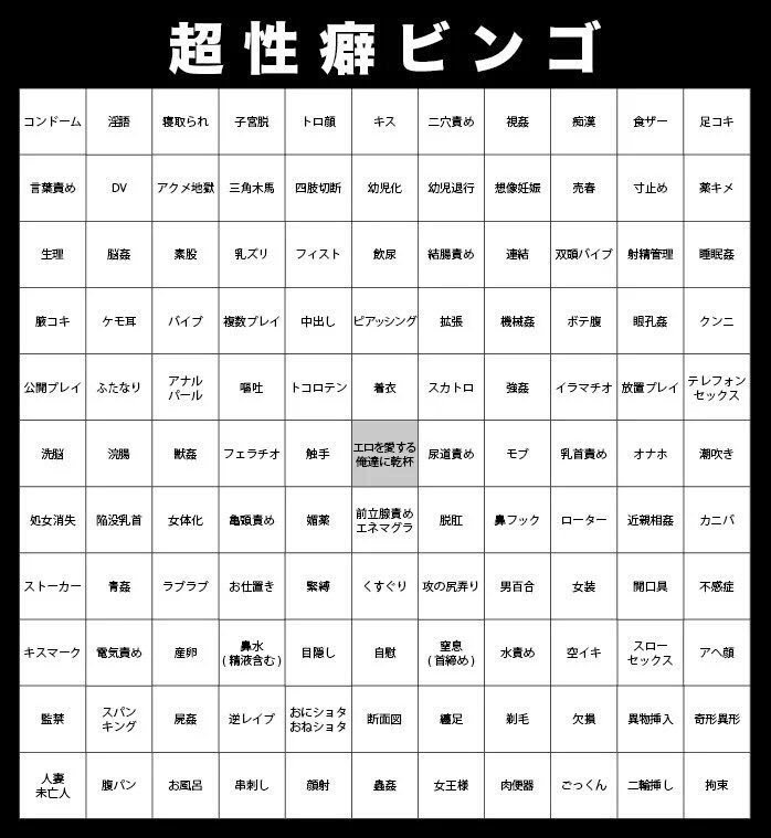 世の中にはこんな趣味もある。多様な「性」の世界