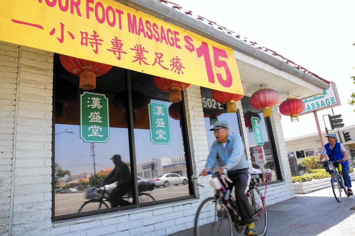 Authorities close foot massage