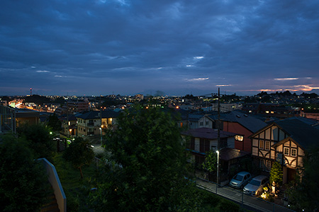 シーアイハイツ たまプラーザ・パークヒルズの夜景 (神奈川県横浜市青葉区)