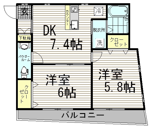 アットホーム】エスペランサ上池袋 １０１ ワンルーム（提供元：ハウス・トゥ・ハウス・ネットサービス(株)