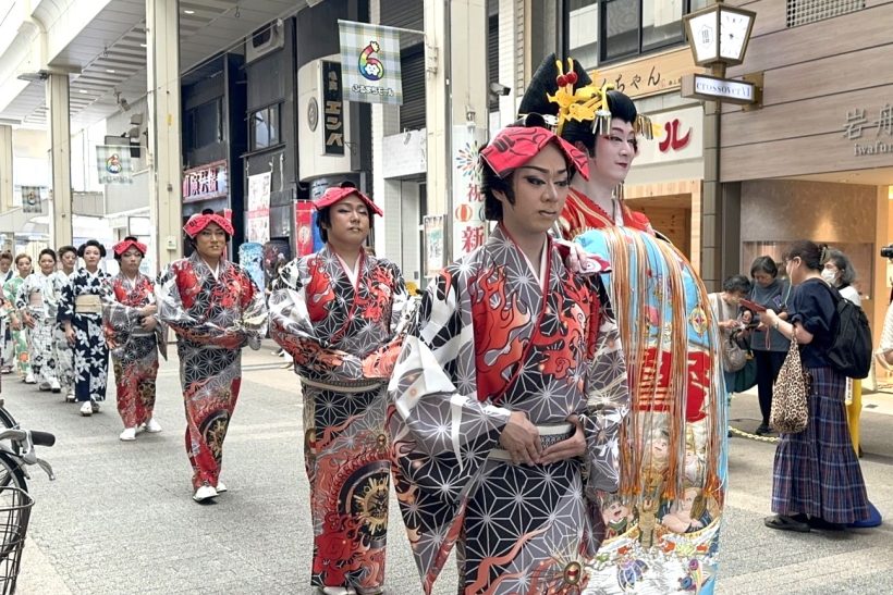 花魁（おいらん）煙管ぎせる 【２80ミリ】 引き連れ