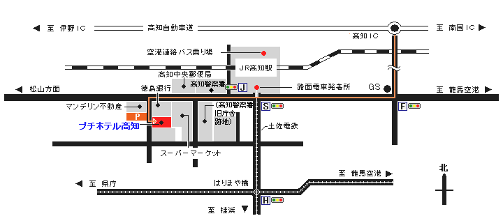 交通アクセス | 高知リハビリテーション学院