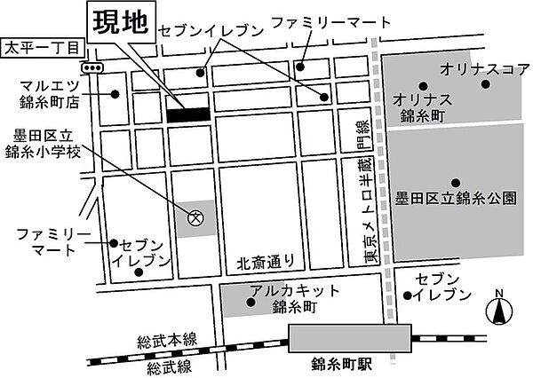 rakuna Inn 遊 Kinshicho 錦糸町駅から徒歩6分