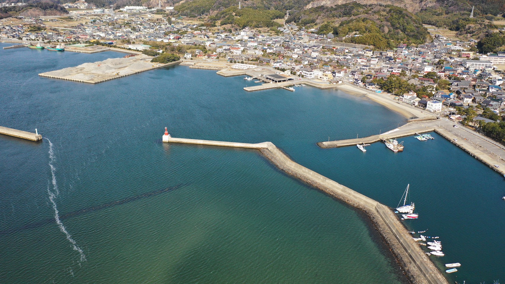 西尾市東幡豆町のトンボロ干潟 – 西尾観光