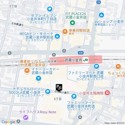 アイリー武蔵野」(小金井市--〒184-0004)の地図/アクセス/地点情報 - NAVITIME