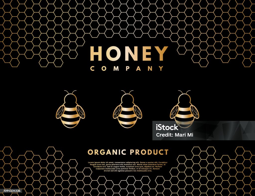 Honey jar with drops,