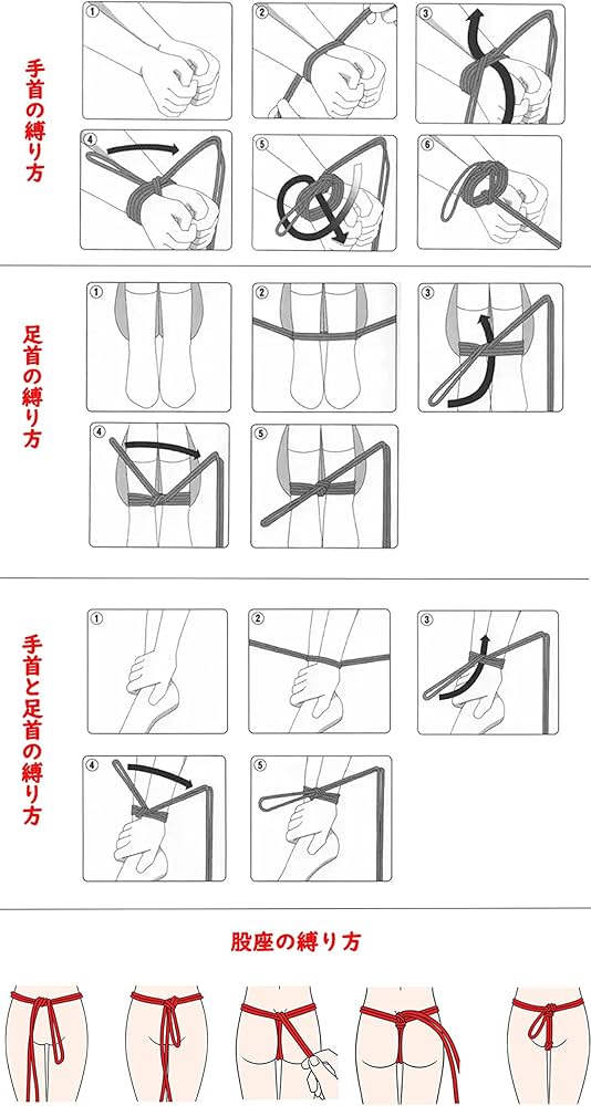 裸心縛 -rashinbaku- 縛り方 腰縄