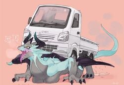 Dragons fucking cars. Porn