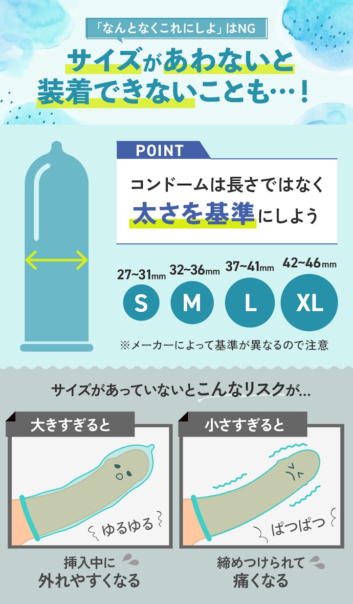 ゴムのサイズわからない人！コンドームのサイズ・大きさ・直径・測り方を紹介 | コンドーム大百科