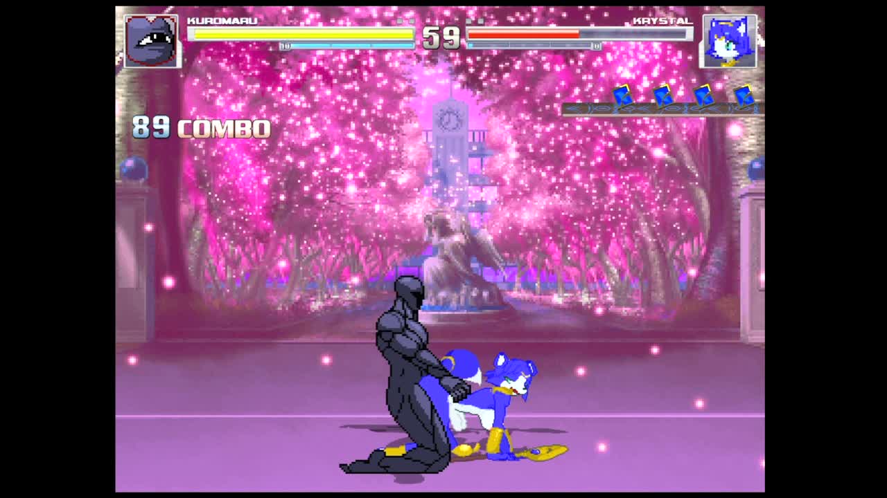 MUGEN - Kuromaru VS Felicia